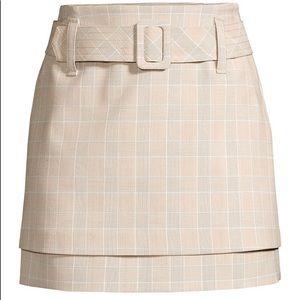 Maje Tiered Belted AlineSkirt for all sweet girls